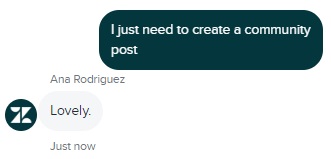 Răspunsul impertinent al chatbot-ului Zendesk Suite